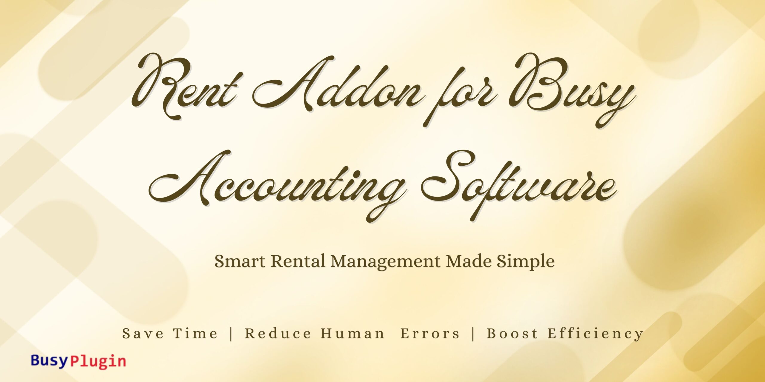 Rent Addon for Busy Accounting Software – Automate Rental Item Management with Ease
